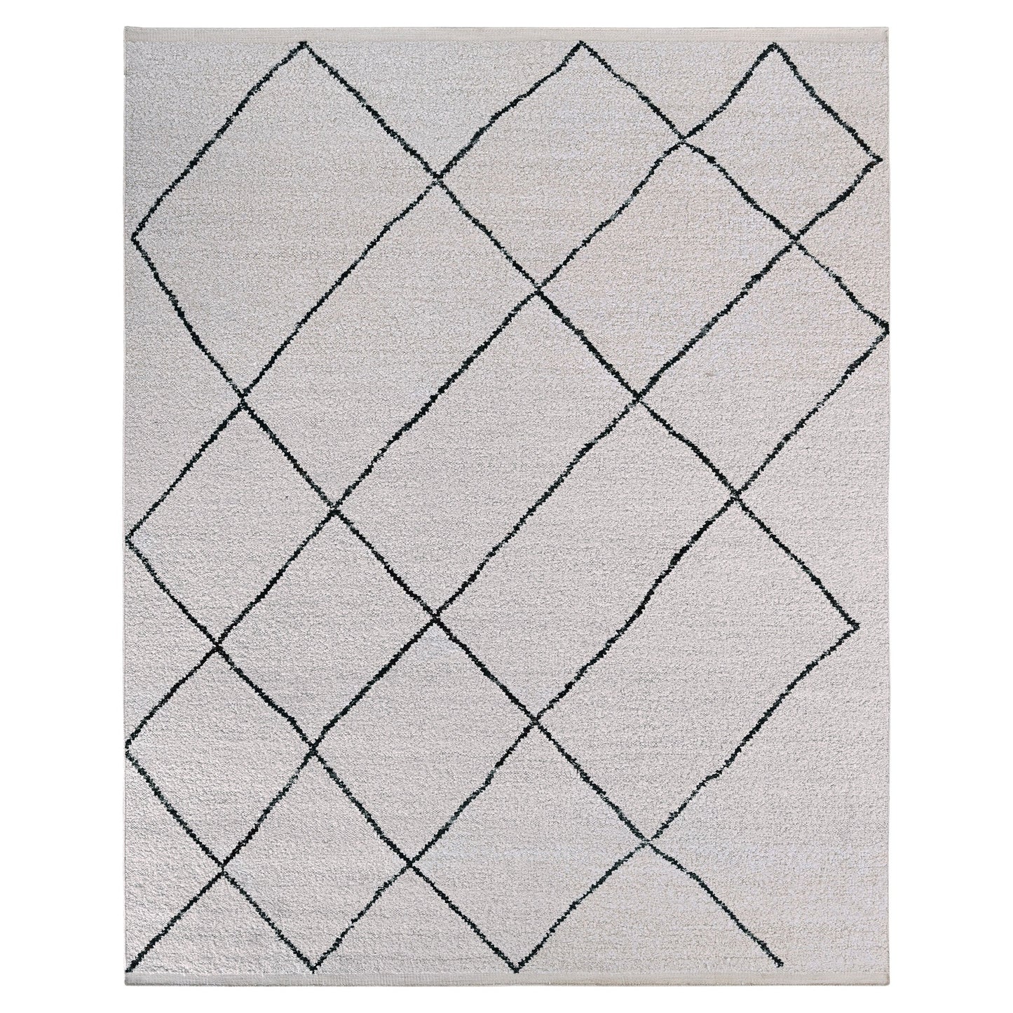 MOROCCAN TZ473 IVORY / CHARCOAL