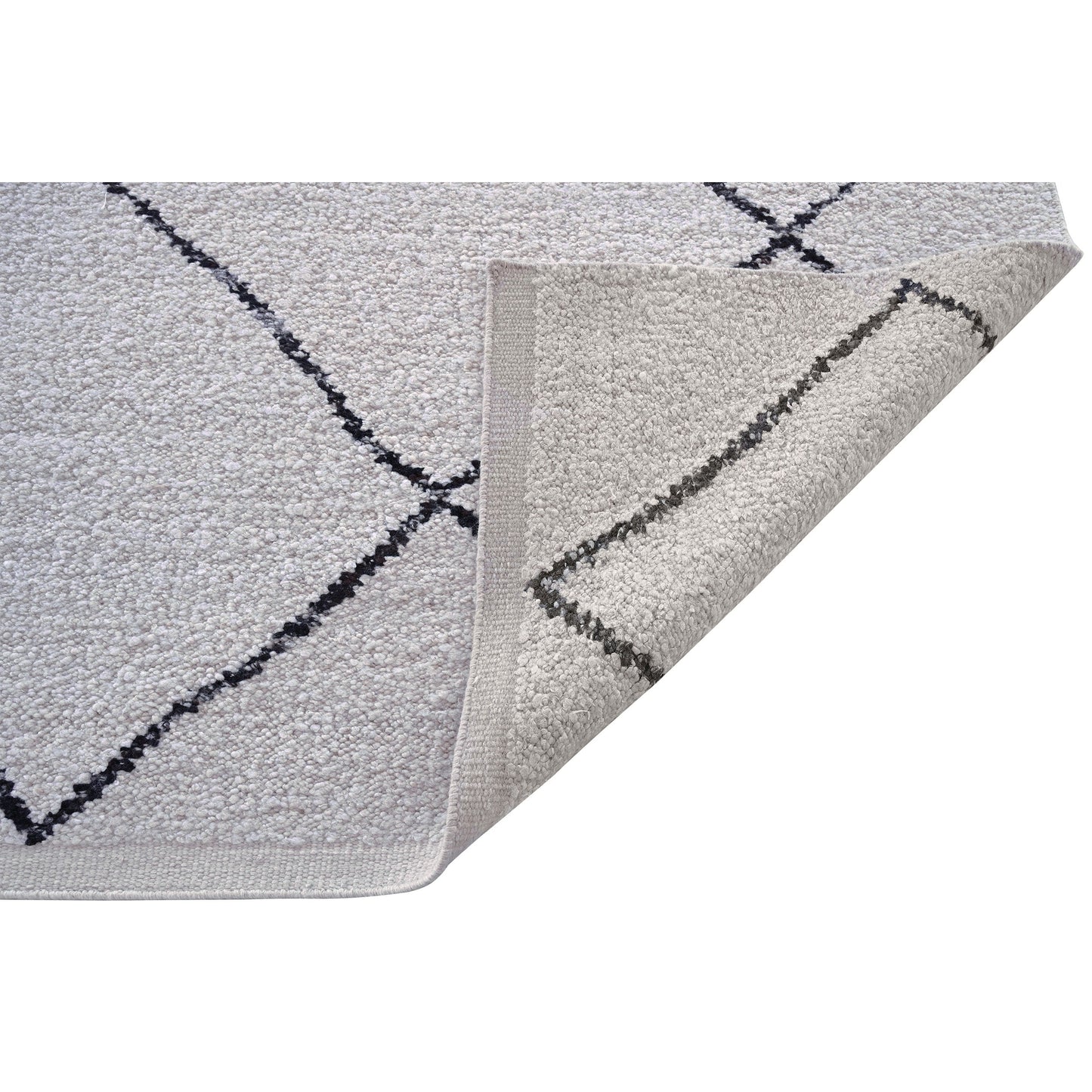 MOROCCAN TZ473 IVORY / CHARCOAL