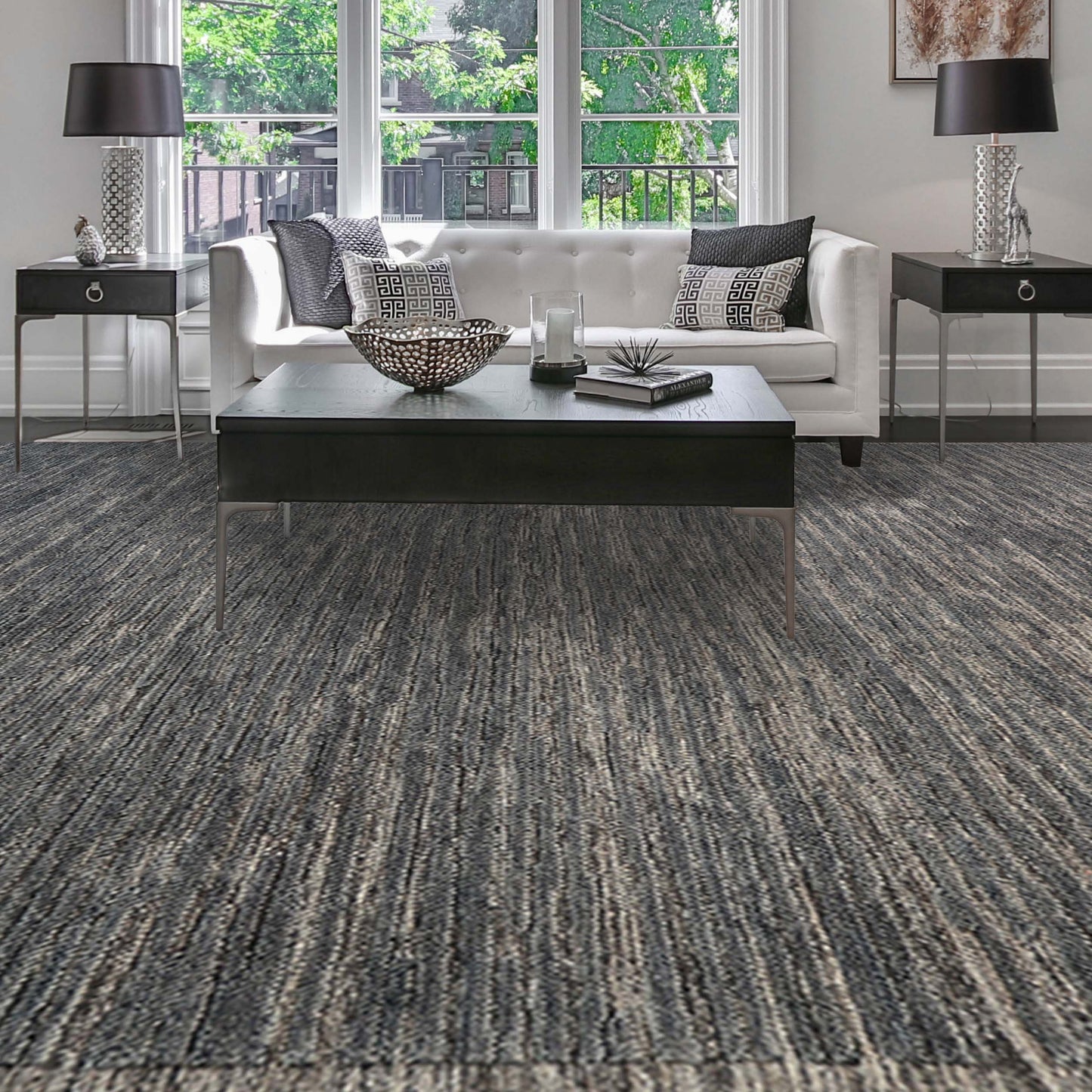 MOROCCAN TZ500 CHARCOAL / SILVER