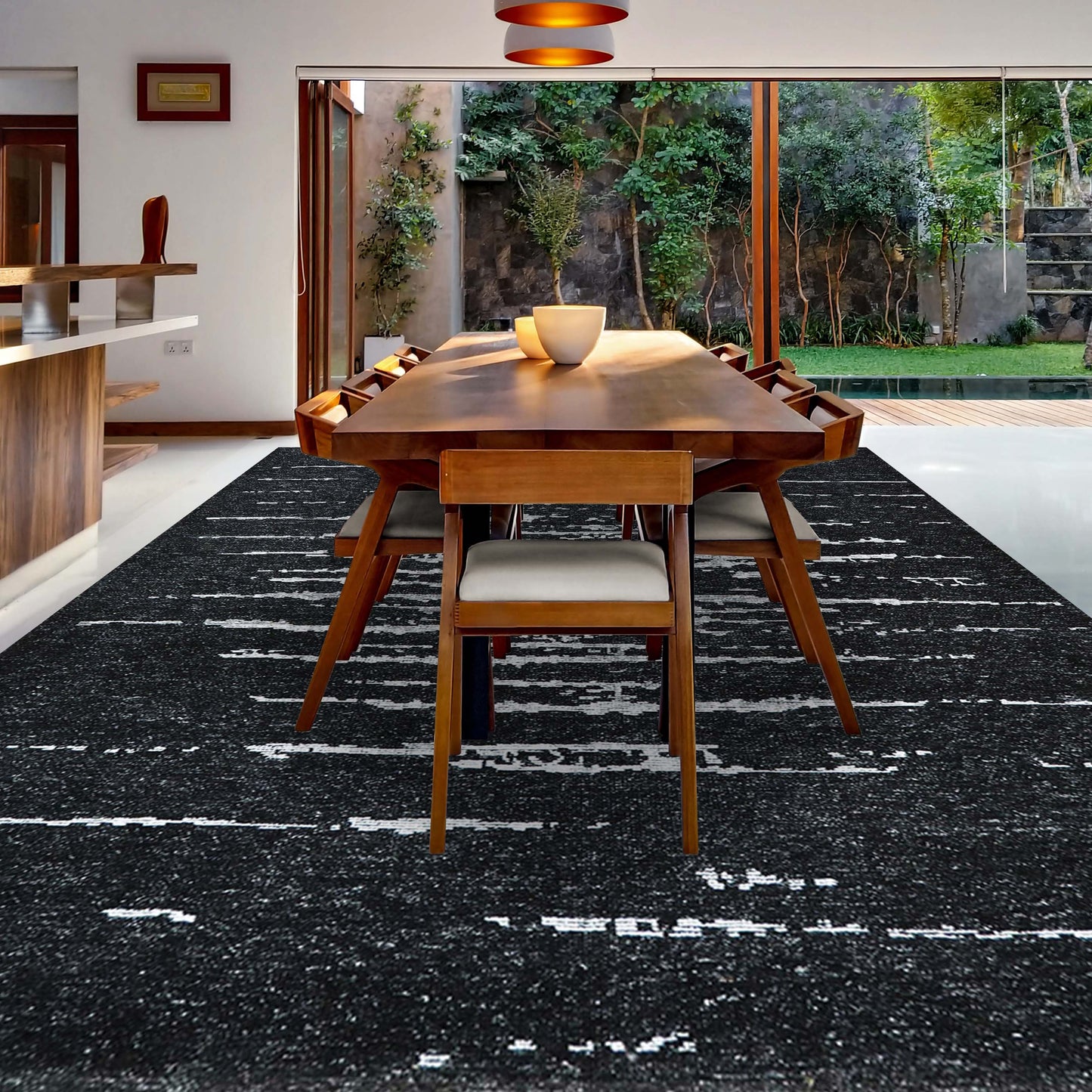MOROCCAN TZ528 BLACK / WHITE