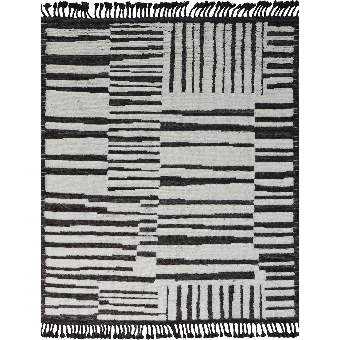 MOROCCAN TZ532 CHARCOAL / IVORY