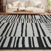 MOROCCAN TZ532 CHARCOAL / IVORY