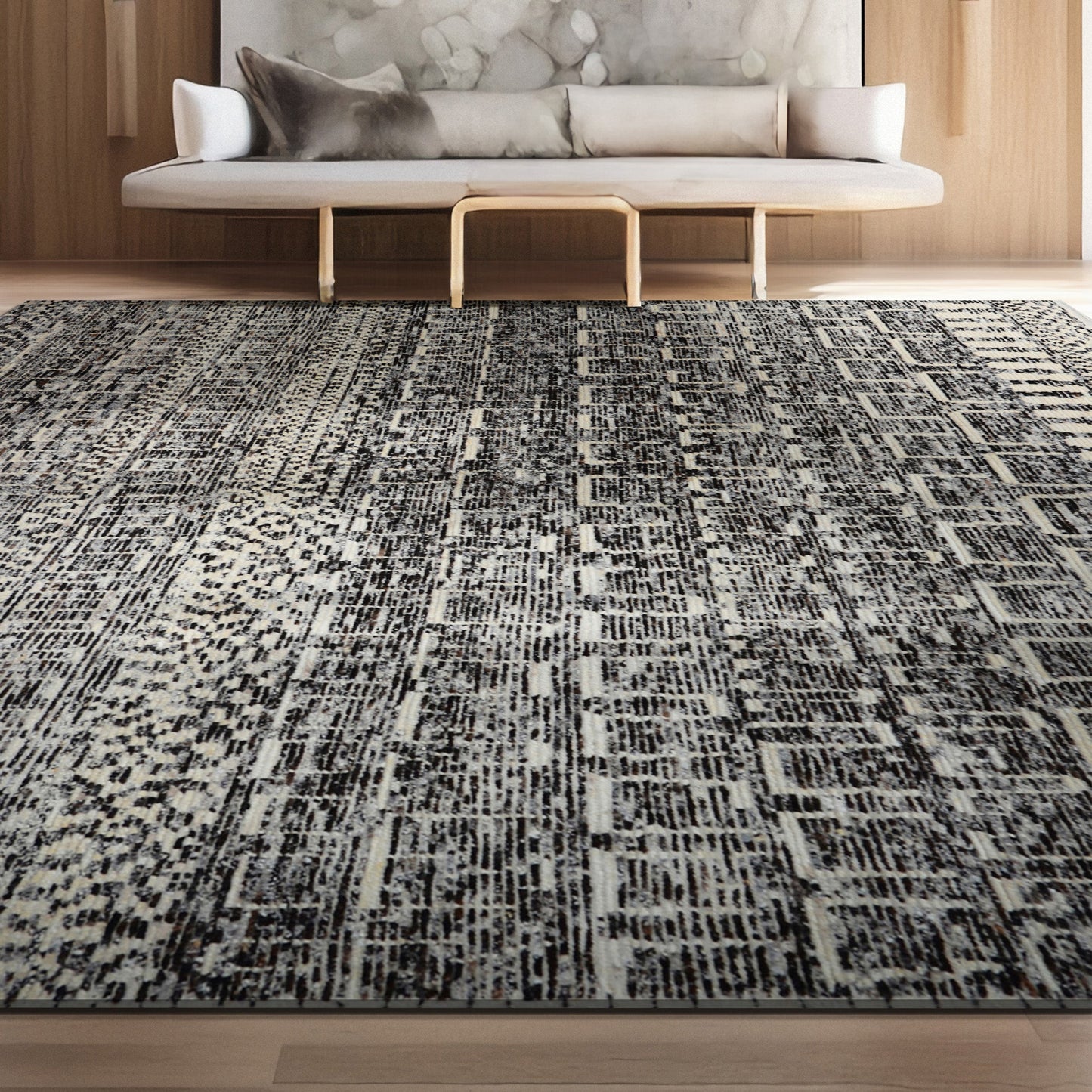 MOROCCAN TZ533 WHITE / CHARCOAL