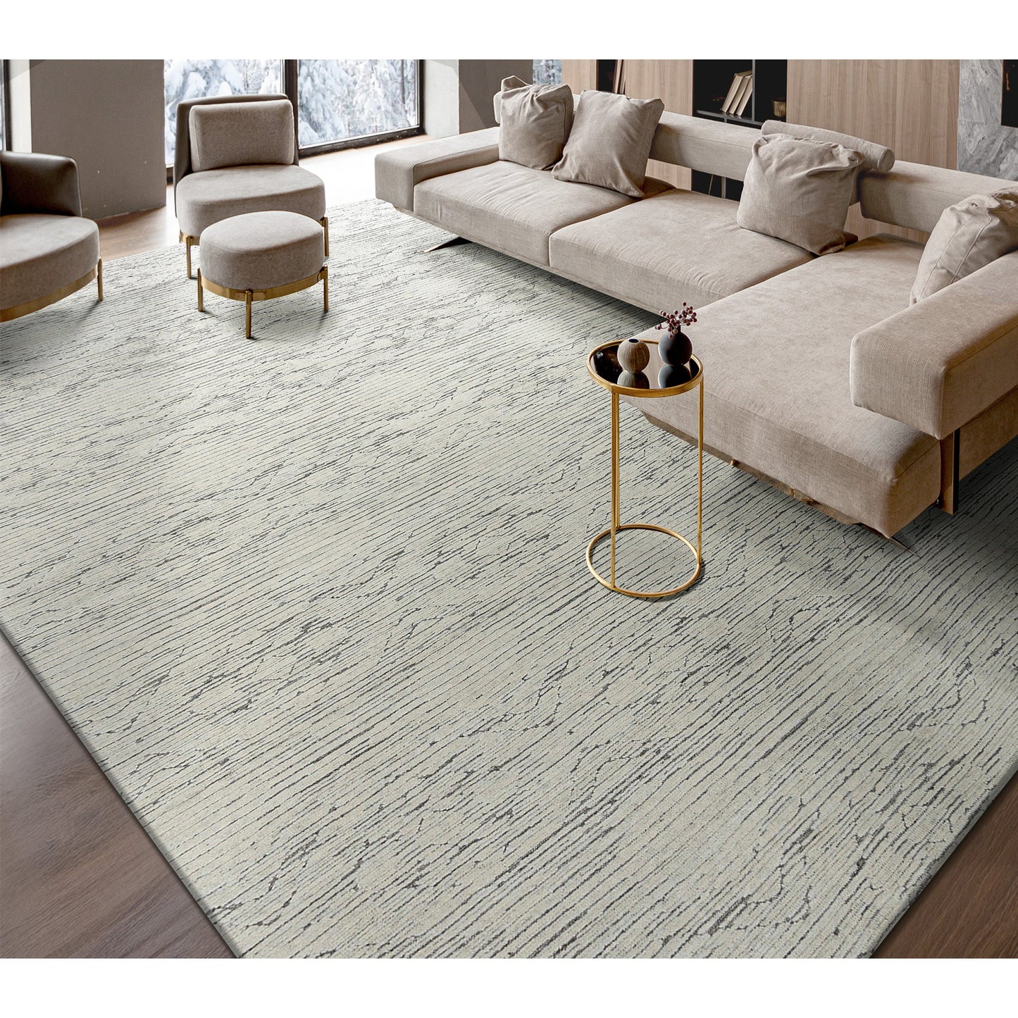 MOROCCAN TZ568 NATURAL / CHARCOAL