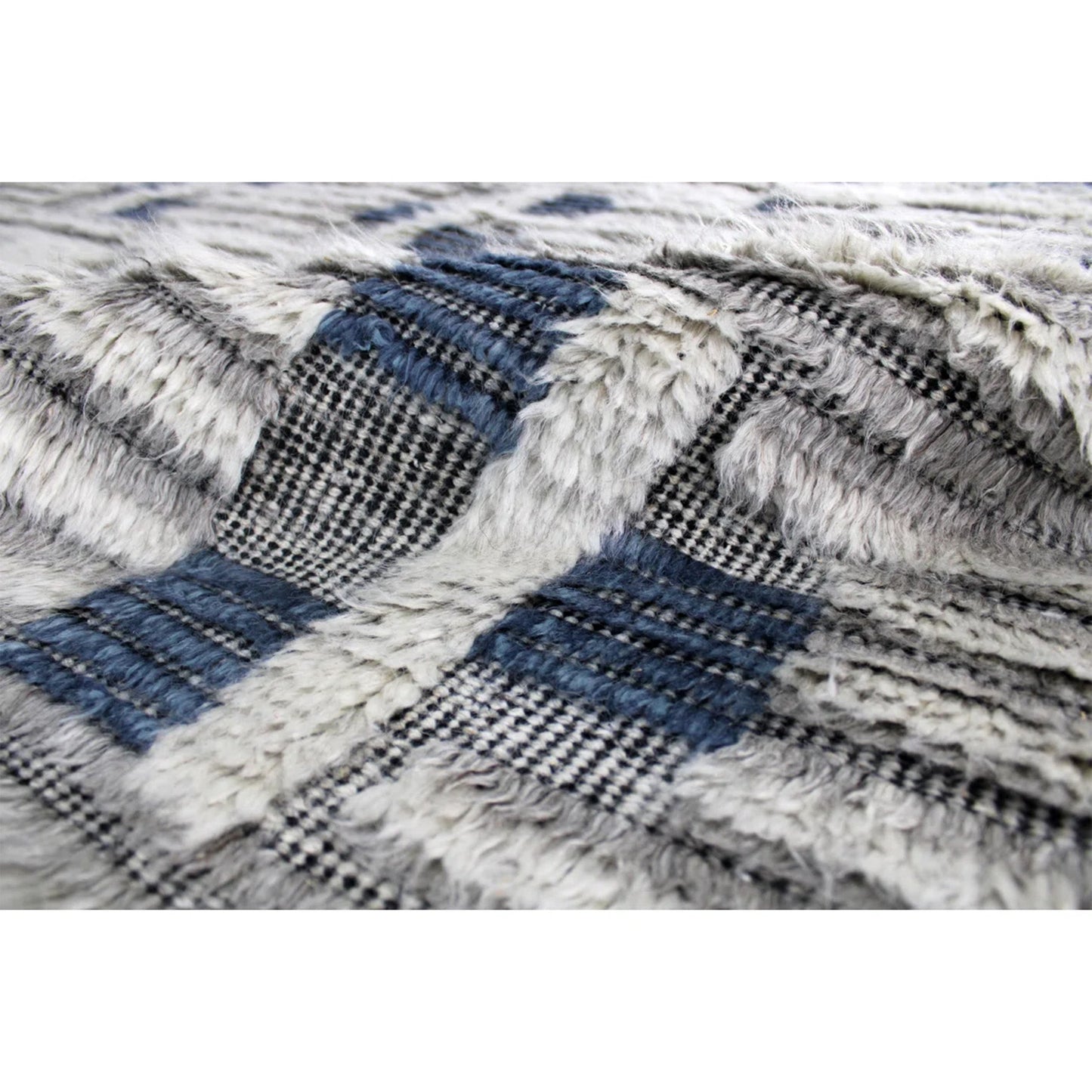 MOROCCAN TZ602 LIGHT GREY / DARK BLUE