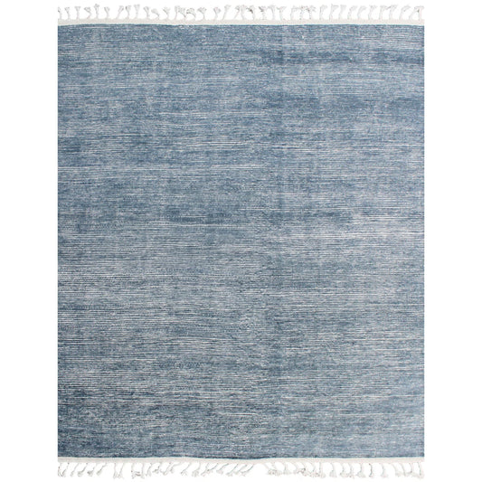 MOROCCAN TZ606 BLUE / IVORY