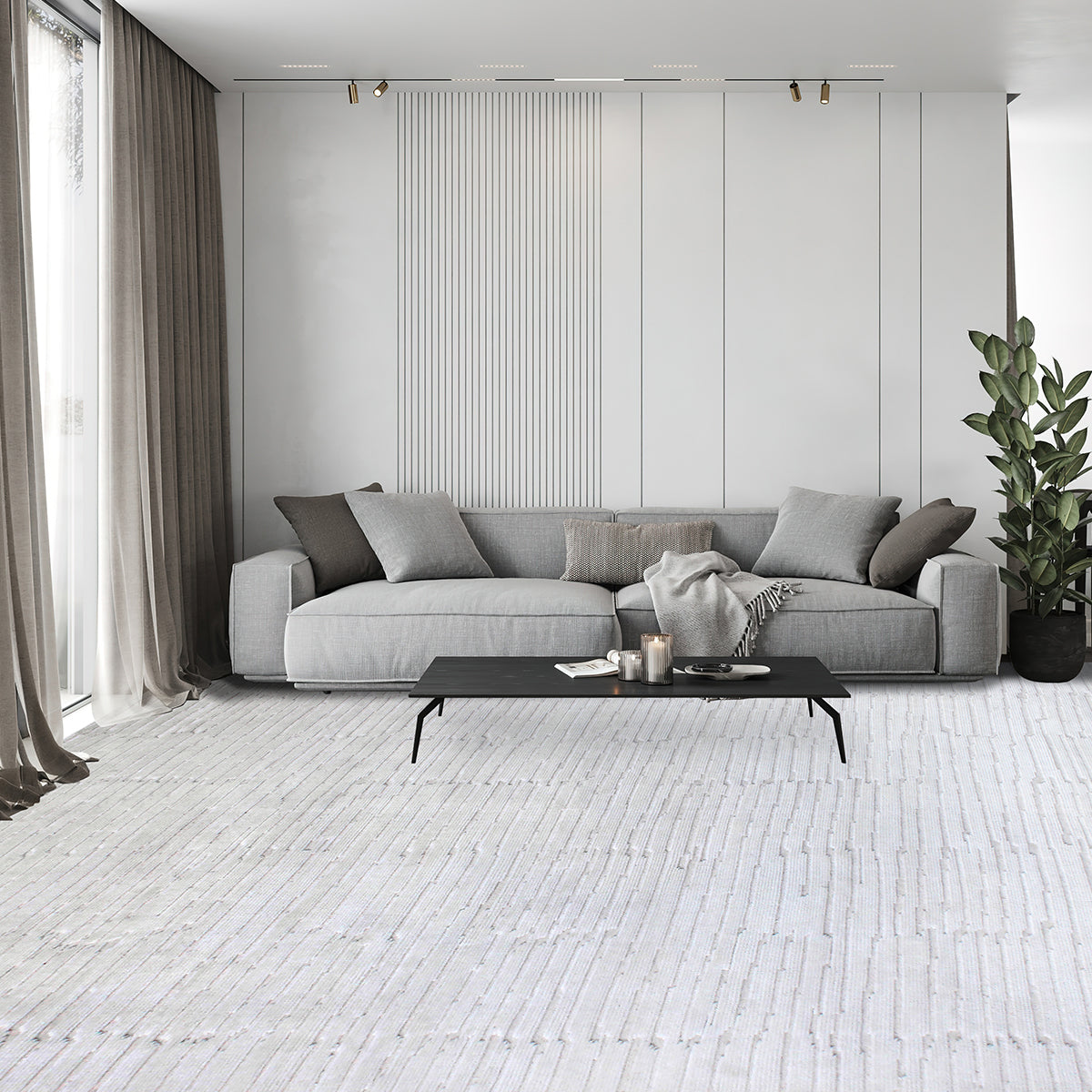 MOROCCAN TZ607 IVORY / IVORY
