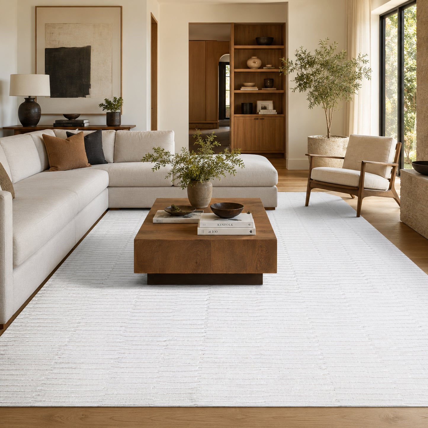 MOROCCAN TZ607 IVORY / IVORY