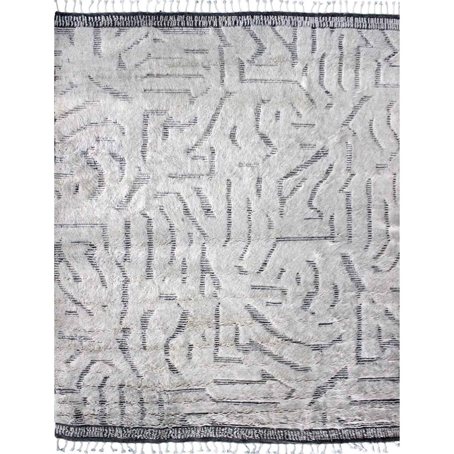 MOROCCAN TZ610 IVORY / BLACK