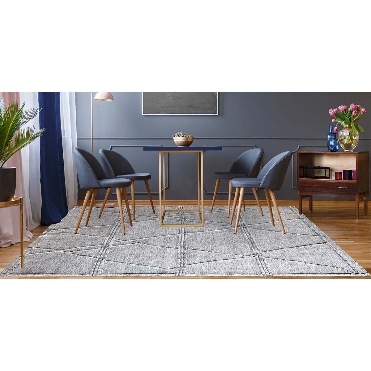 MOROCCAN TZ639 GREY