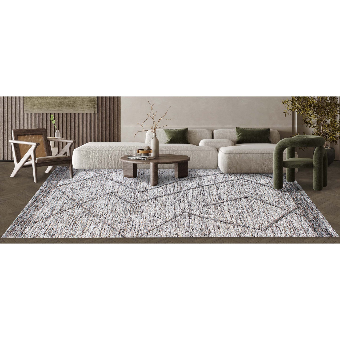 MOROCCAN TZ642 BLACK / WHITE