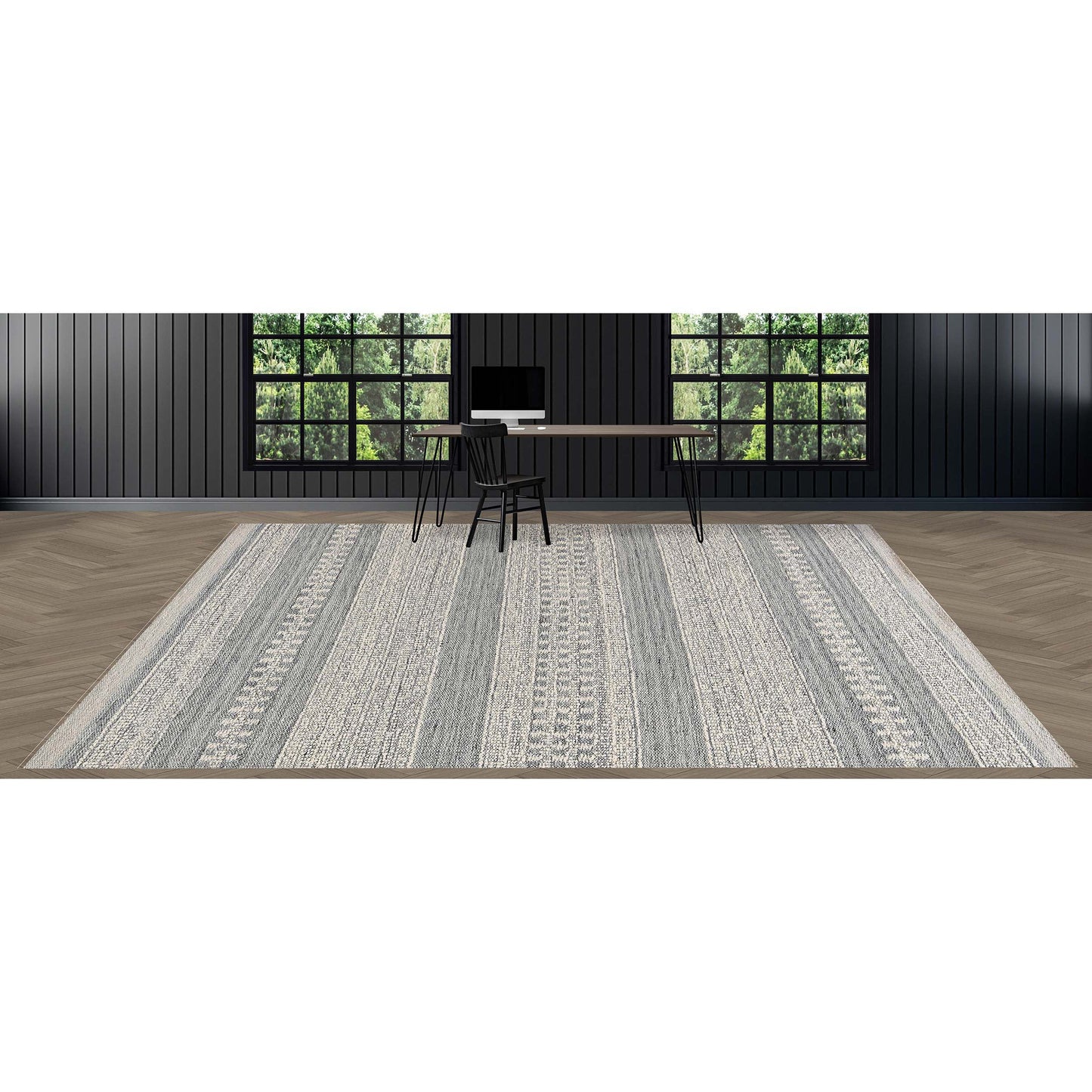 MOROCCAN TZ666 IVORY / GREY