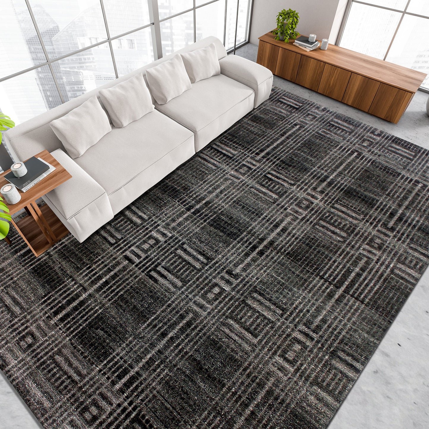 MOROCCAN TZ683 CHARCOAL