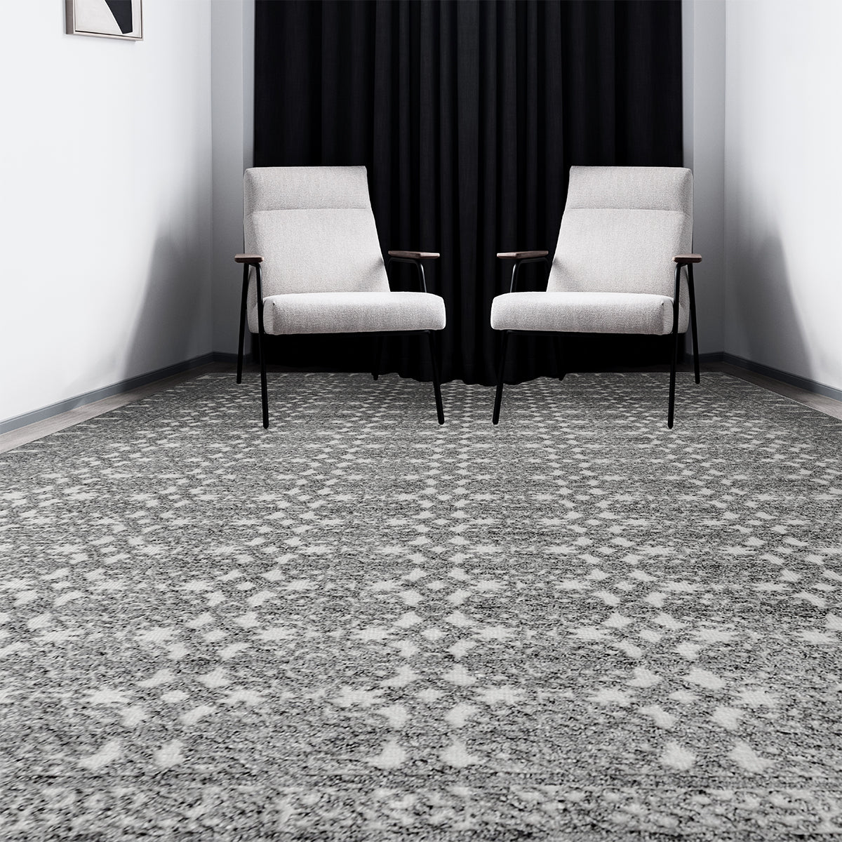 MOROCCAN TZ700 GREY / IVORY