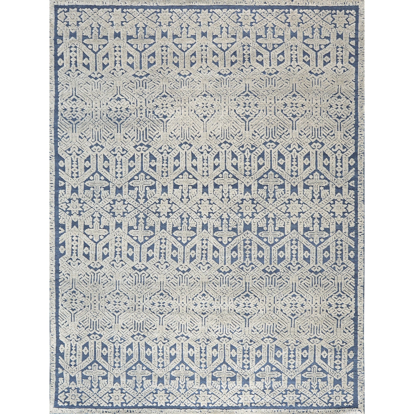 MOROCCAN TZ704 IVORY / BLACK