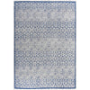 MOROCCAN TZ704 IVORY / BLUE