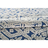 MOROCCAN TZ704 IVORY / BLUE