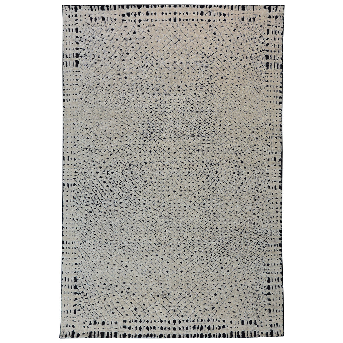 MOROCCAN TZ705 IVORY / BLACK