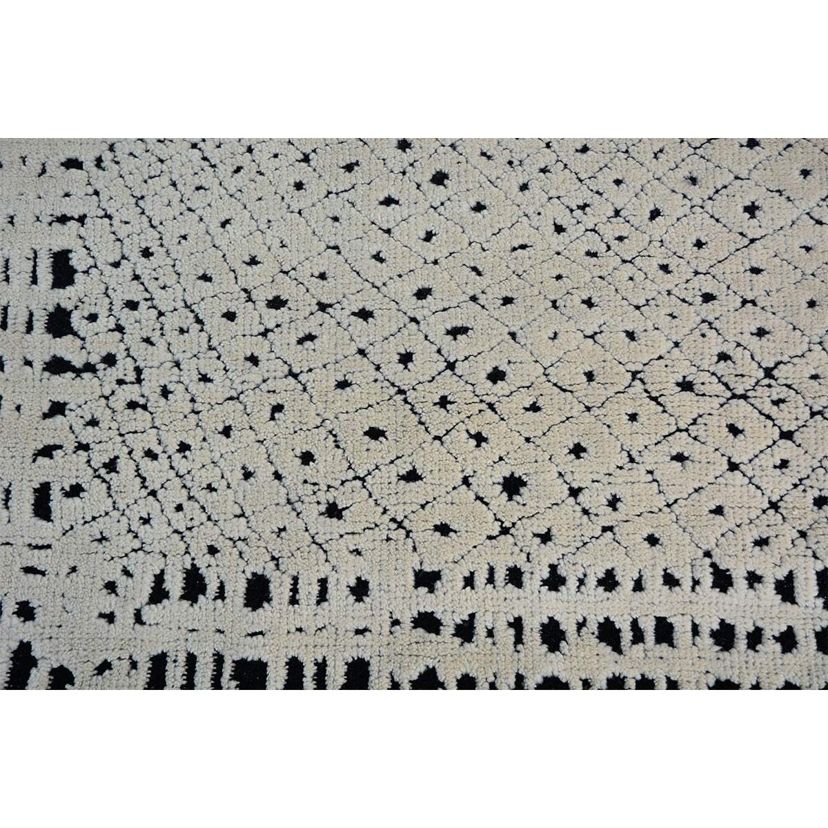 MOROCCAN TZ705 IVORY / BLACK