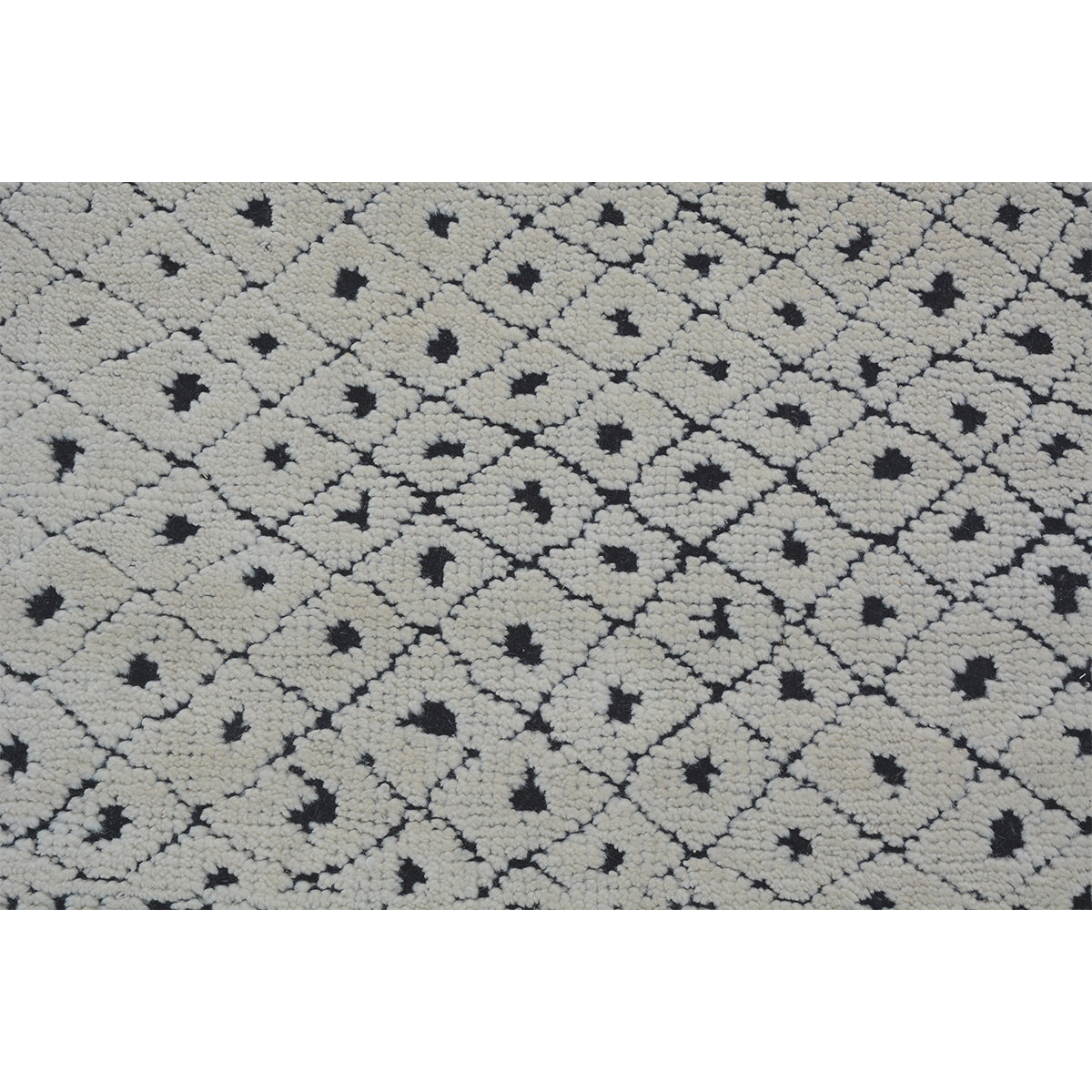 MOROCCAN TZ706 IVORY / BLACK