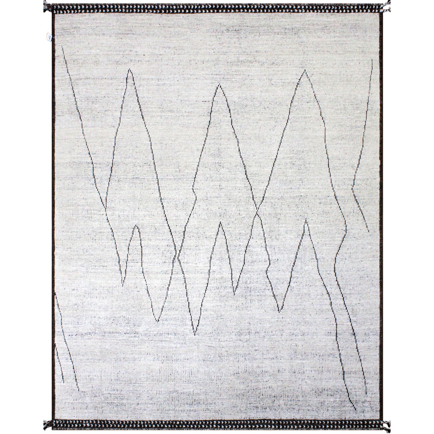 MOROCCAN TZ721IVORY / BLACK
