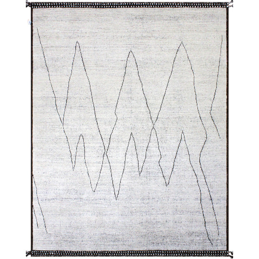 MOROCCAN TZ721IVORY / BLACK