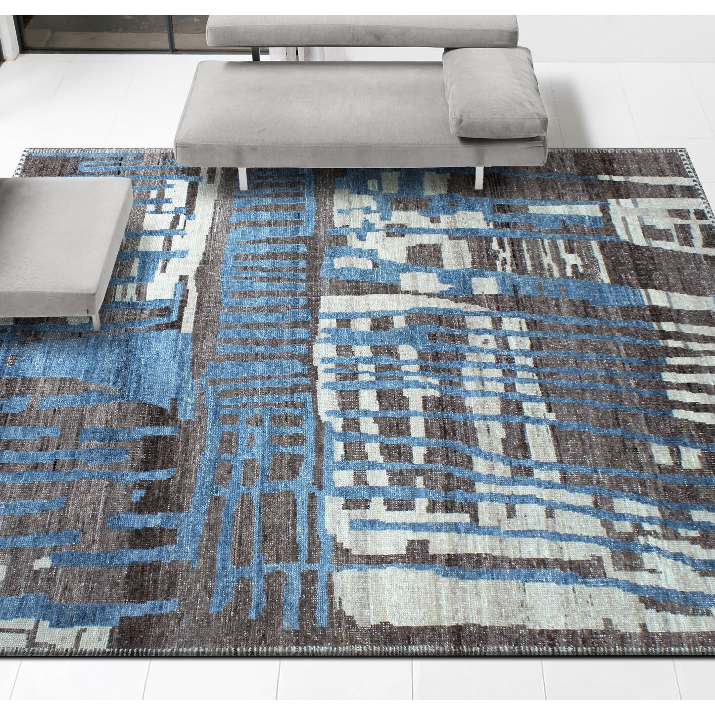 MOROCCAN TZ868 MULTI / BLUE