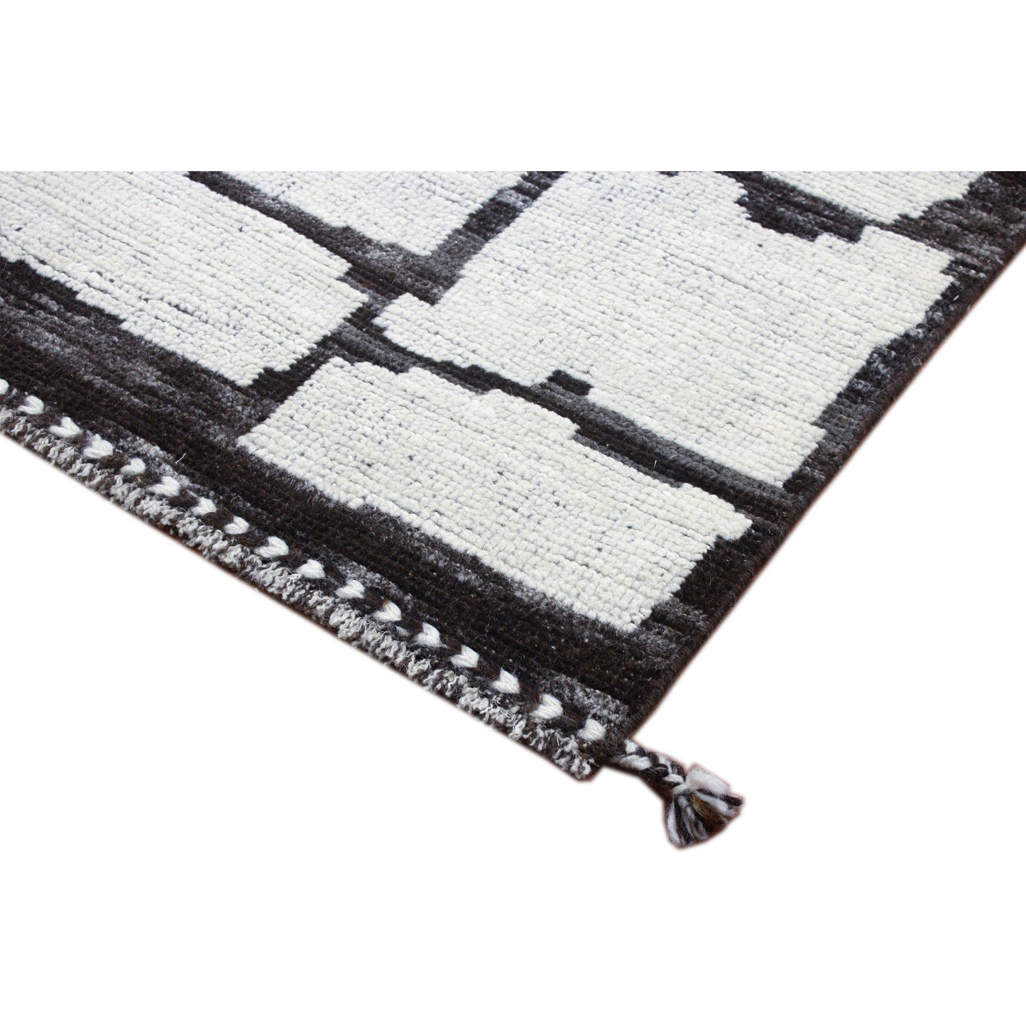 MOROCCAN TZ869 IVORY / CHARCOAL