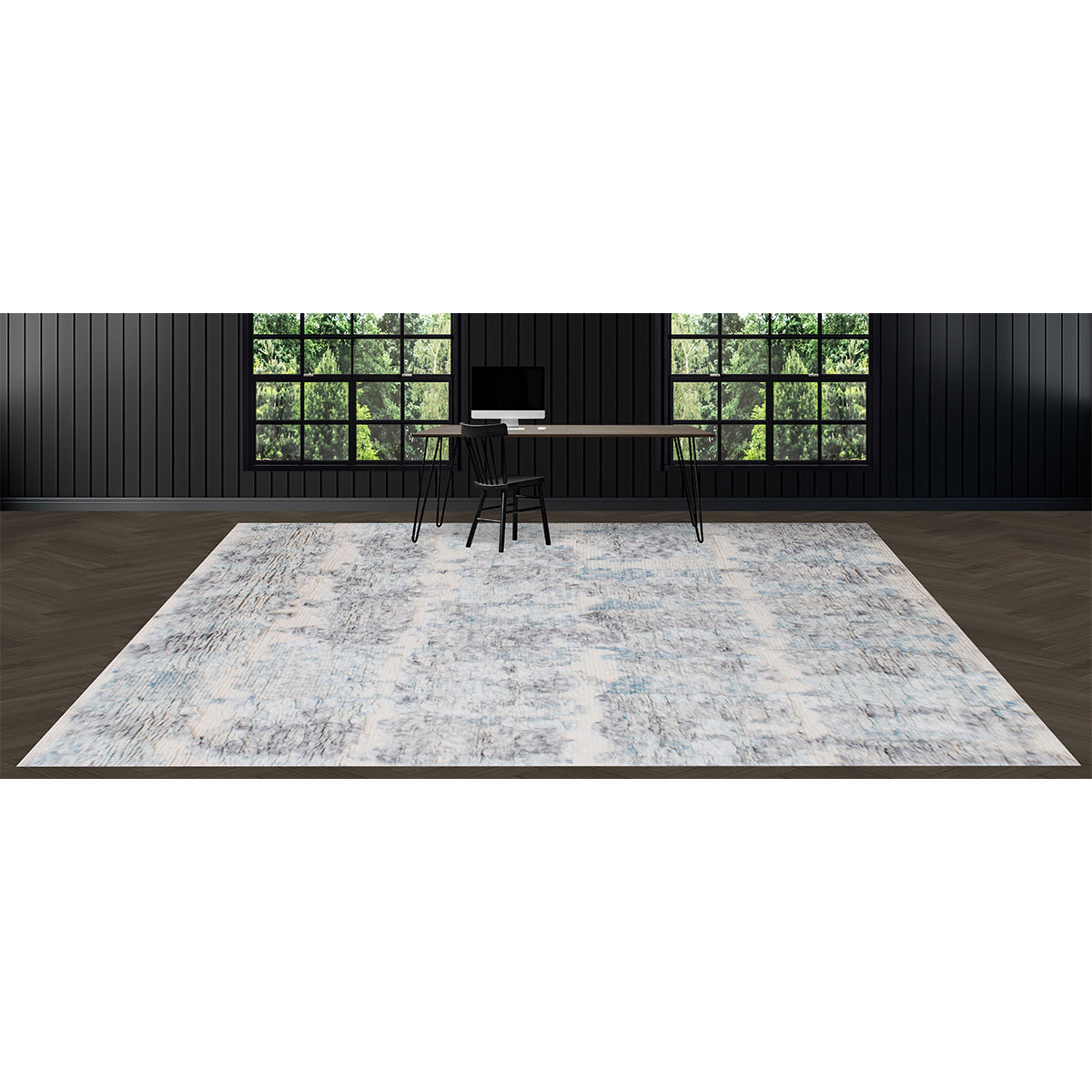 MOROCCAN TZN35 SILVER / BLUE