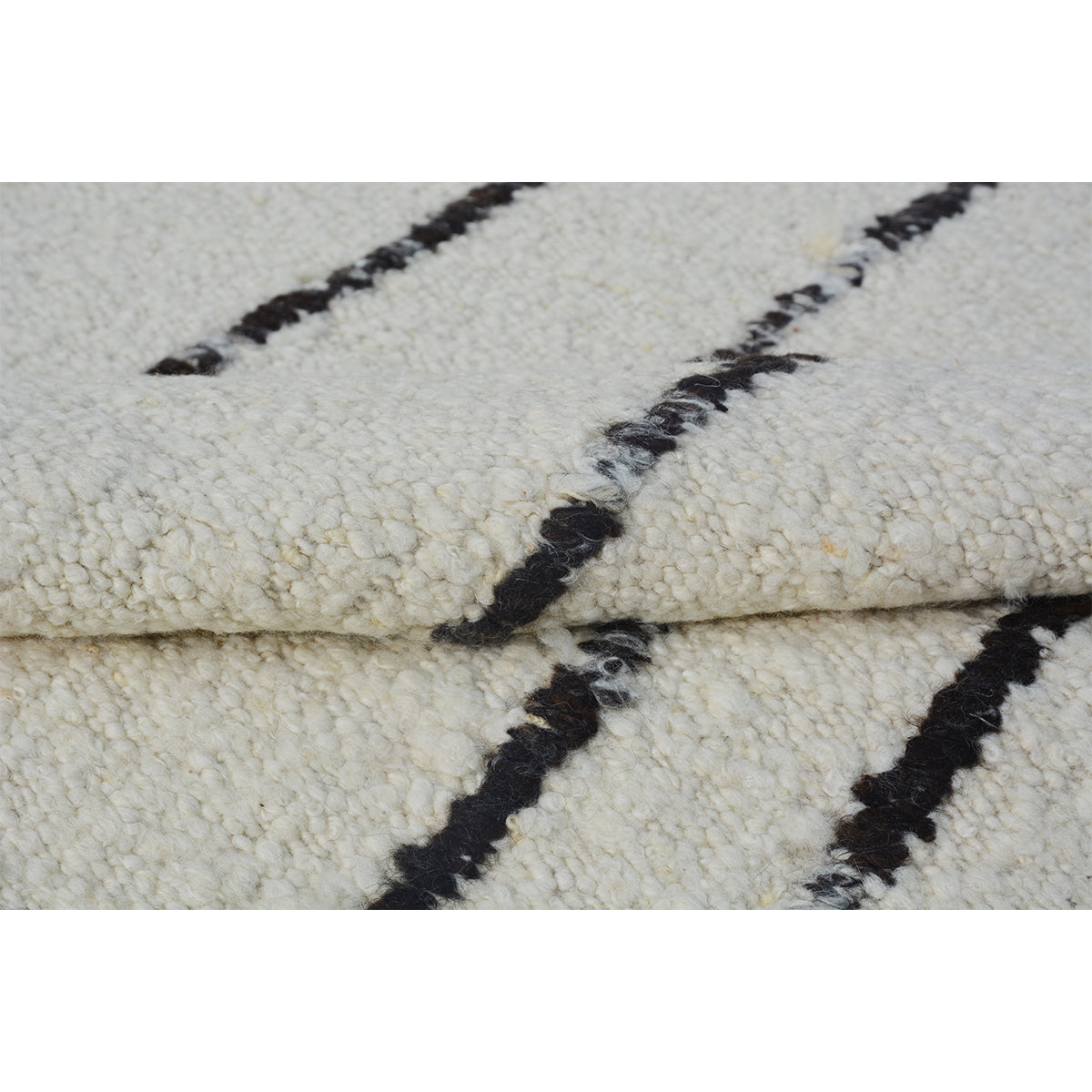 MOROCCAN VERTZ IVORY / BLACK