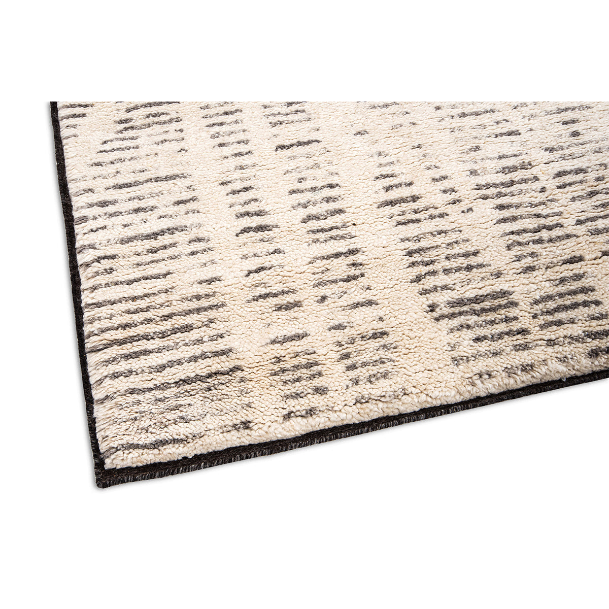 MOROCCAN Z6041 IVORY / DARK GREY
