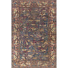 ANTIQUE PERSIAN FINE KIRMAN NAVY / RED 11'4" X 19'