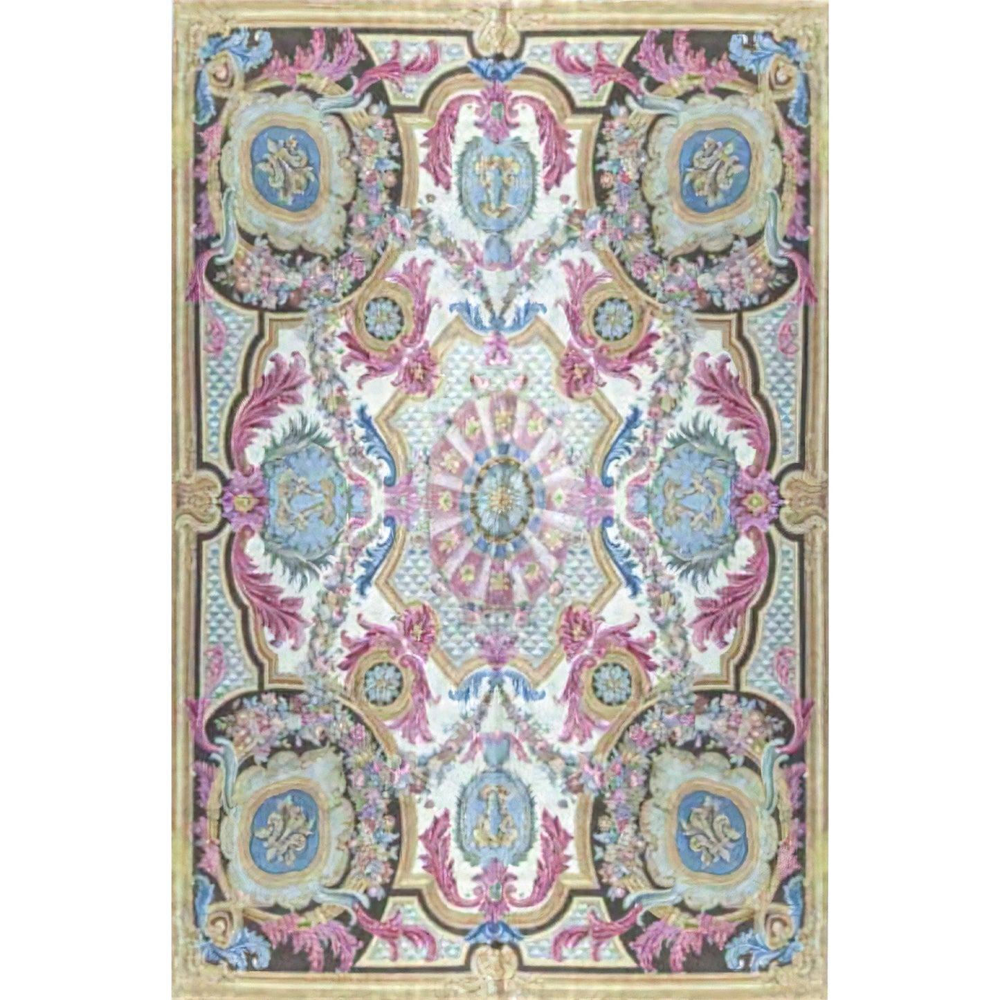 RENAISSANCE SAVONNERIE S163I IVORY / IVORY 11'7" X 18'