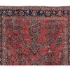 ANTIQUE PERSIAN FINE SAROUK RED / NAVY 10'6" X 17'7"