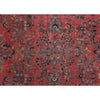 ANTIQUE PERSIAN FINE SAROUK RED / NAVY 10'6" X 17'7"
