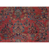 ANTIQUE PERSIAN FINE SAROUK RED / NAVY 10'6" X 17'7"