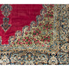 SEMI-ANT PERSIA FINE KIRMAN RED / NAVY 10'10" X 16'10"