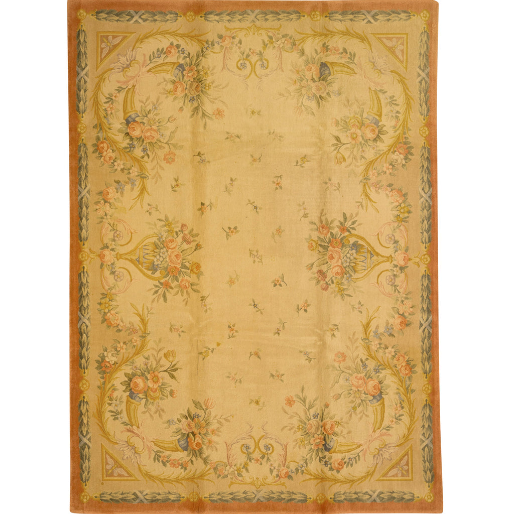 RENAISSANCE SAVONNERIE S-S7- CREAM / BEIGE 9' X 12'2"