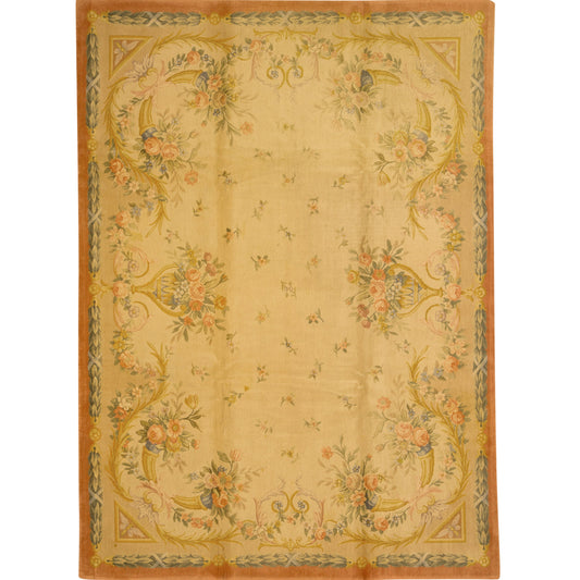 RENAISSANCE SAVONNERIE S-S7- CREAM / BEIGE 9' X 12'2"