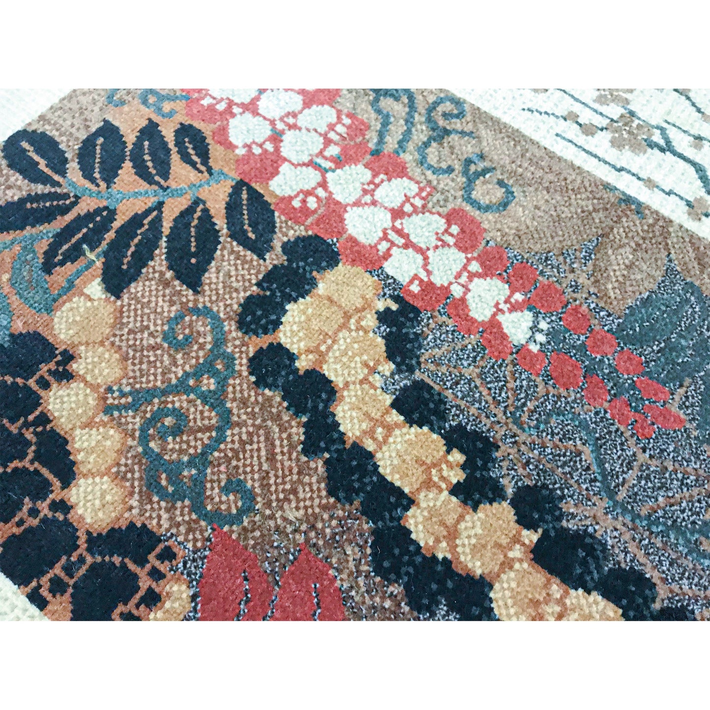 RENAISSANCE SAVONNERIE SAV97 BROWN / BEIGE 5'9" X 7'1"