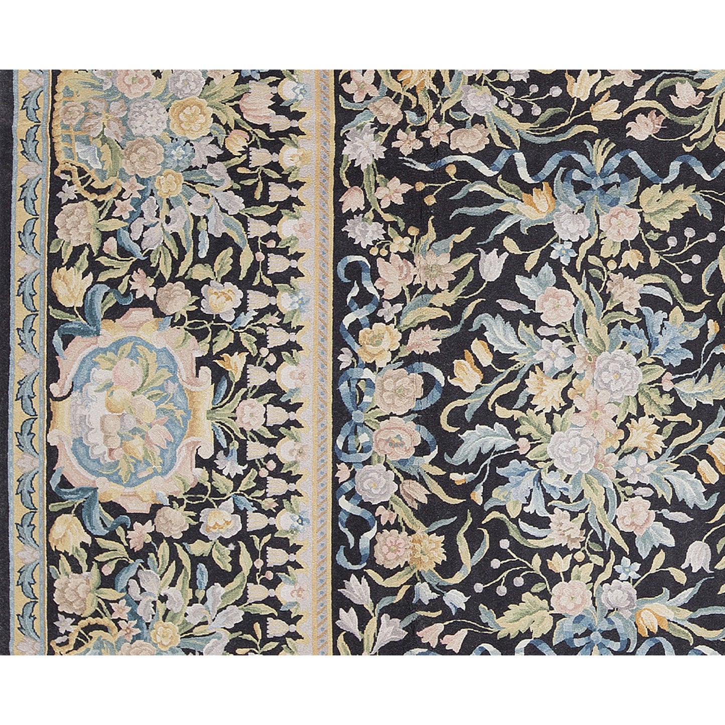 RENAISSANCE SAVONNERIE S145B BLACK 9' X 12'5"