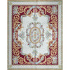 RENAISSANCE SAVONNERIE S195R IVORY / RED 8' X 10'