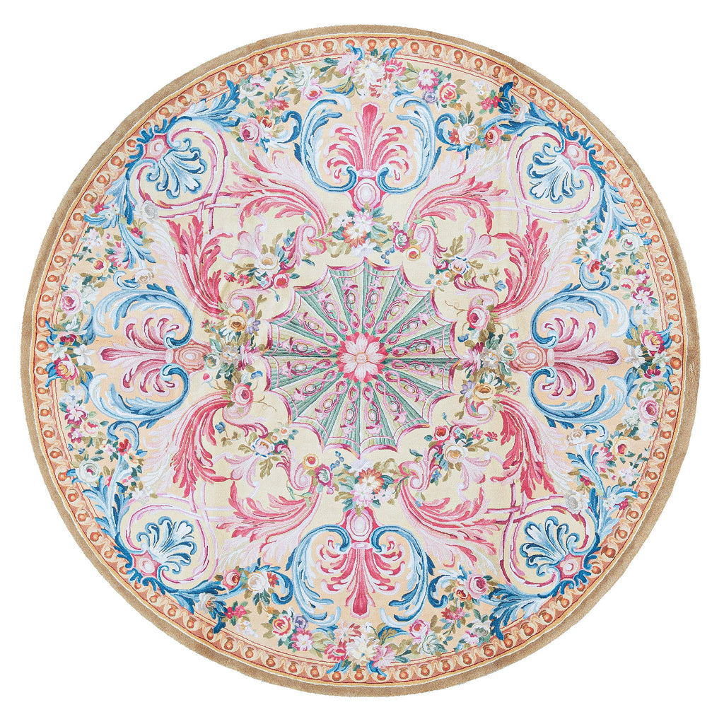 RENAISSANCE SAVONNERIE S-162 GOLD 8'1" X 8'1"