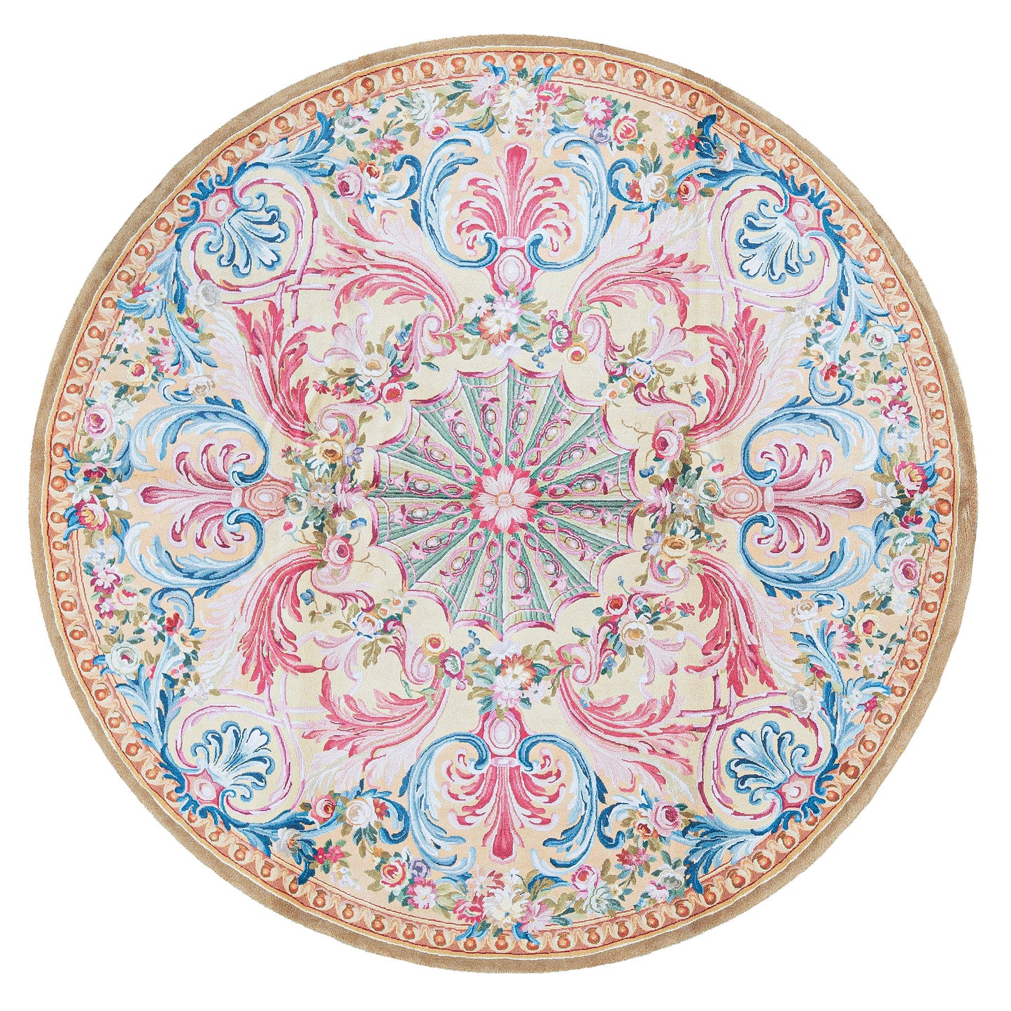 RENAISSANCE SAVONNERIE S-162 GOLD 8'1" X 8'1"