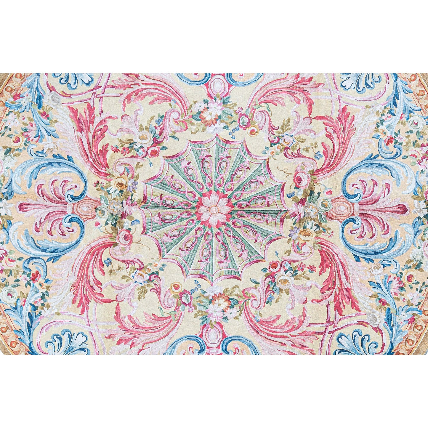 RENAISSANCE SAVONNERIE S-162 GOLD 8'1" X 8'1"