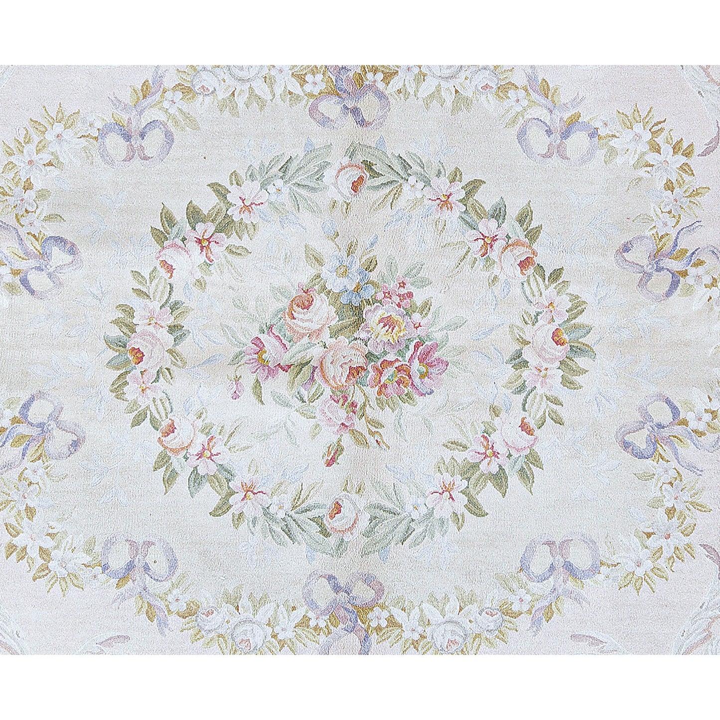 RENAISSANCE SAVONNERIE S-38R IVORY / RUST 9' X 12'