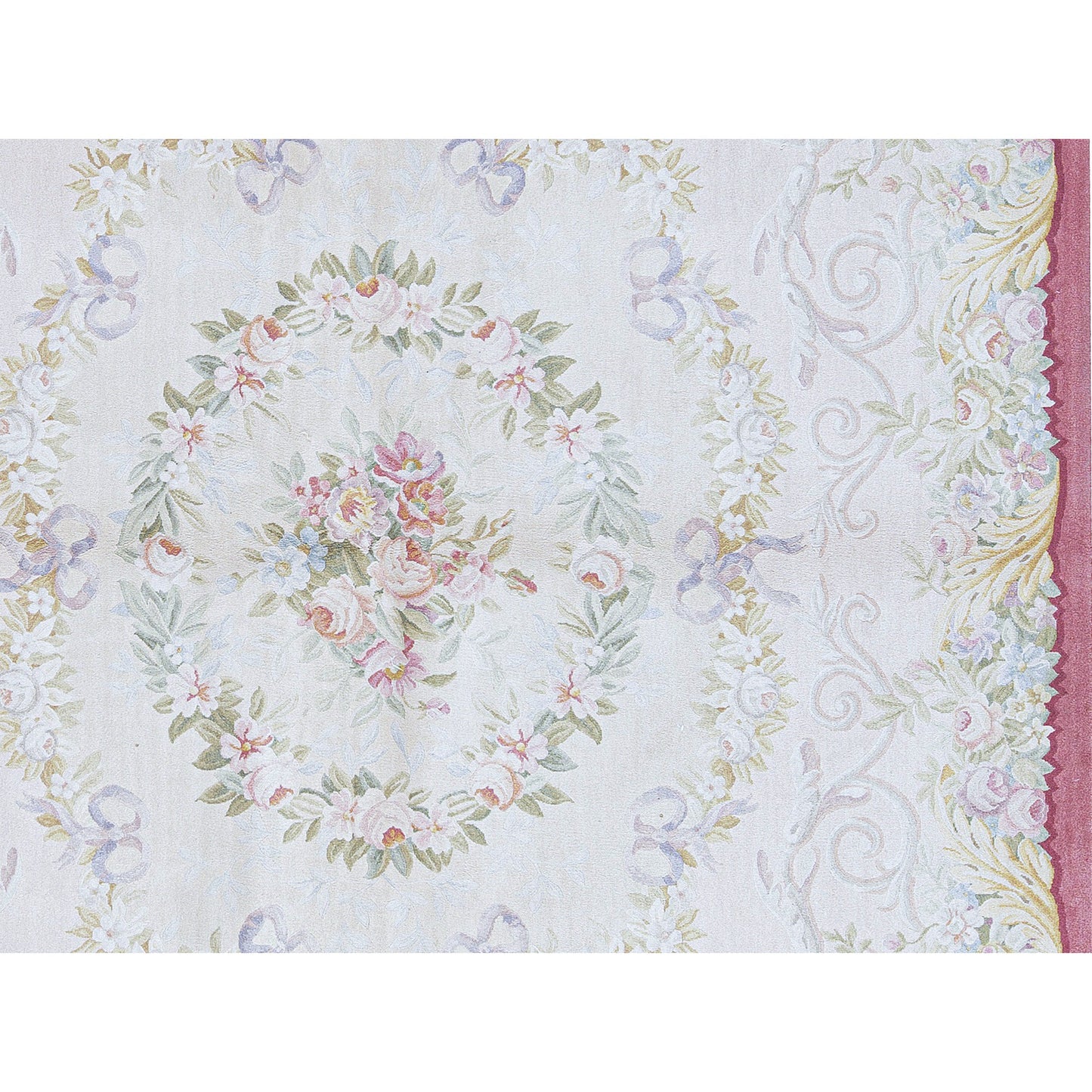 RENAISSANCE SAVONNERIE S-38R IVORY / RUST 9' X 12'