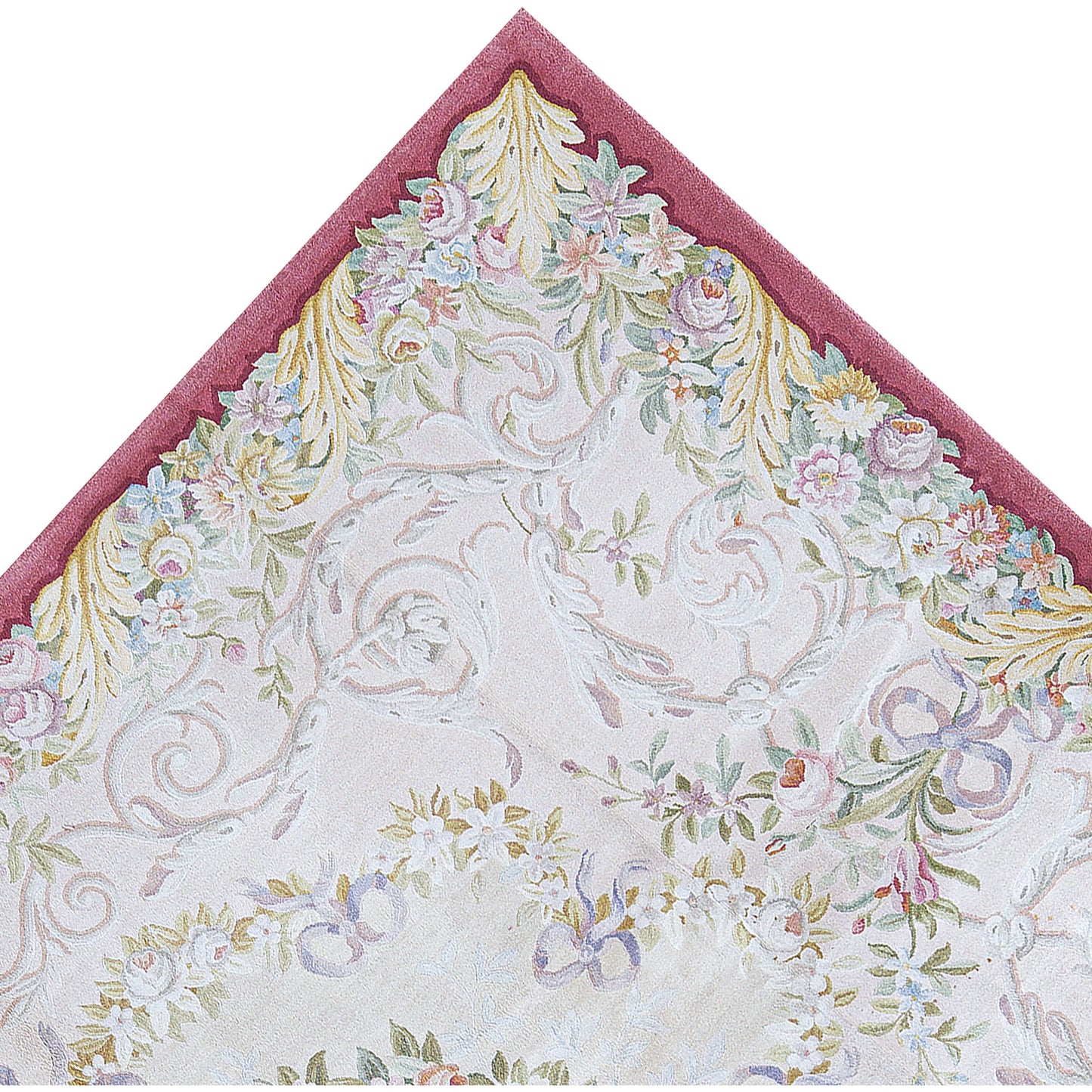 RENAISSANCE SAVONNERIE S-38R IVORY / RUST 9' X 12'