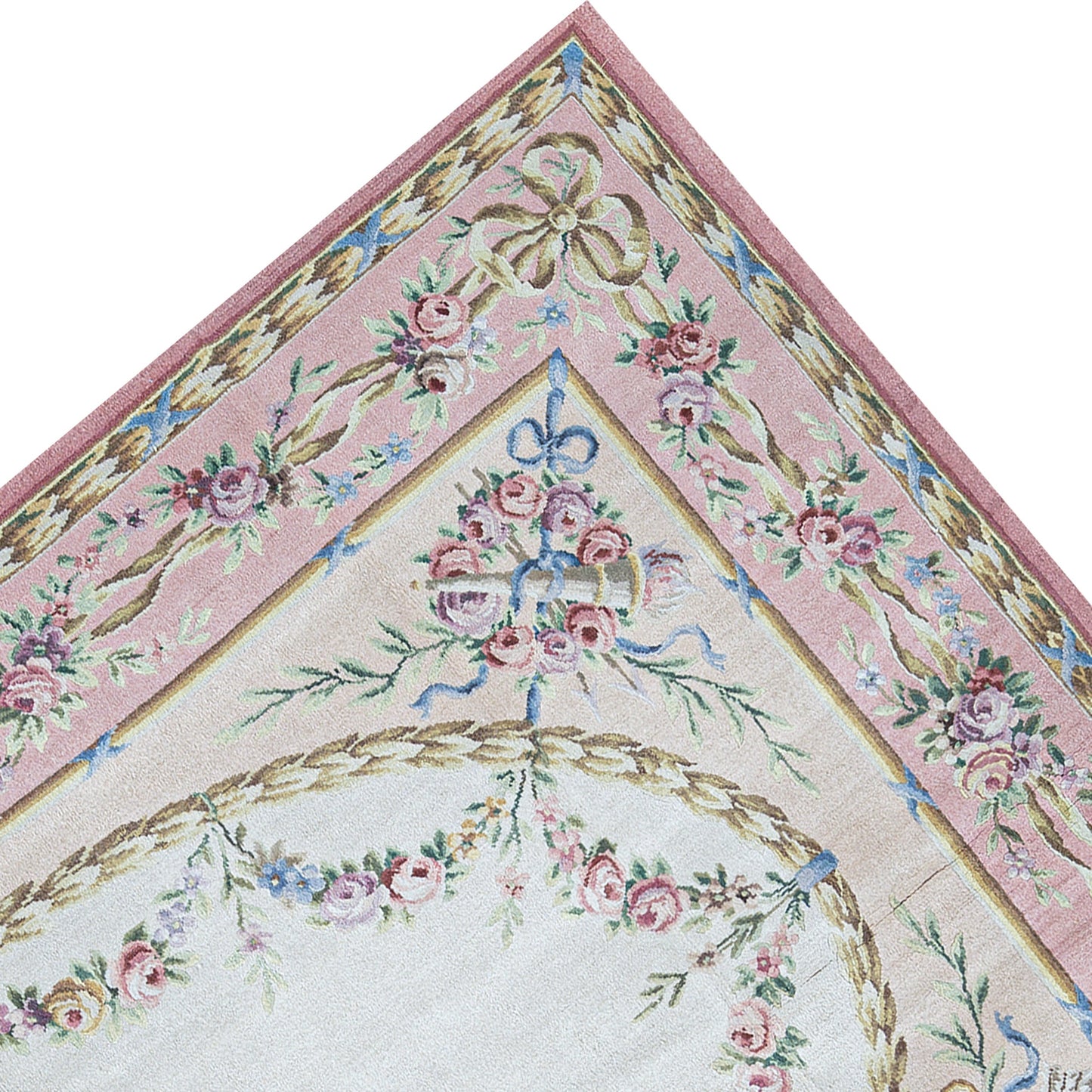 RENAISSANCE SAVONNERIE SAV19 BEIGE / ROSE 8'3" X 11'6"