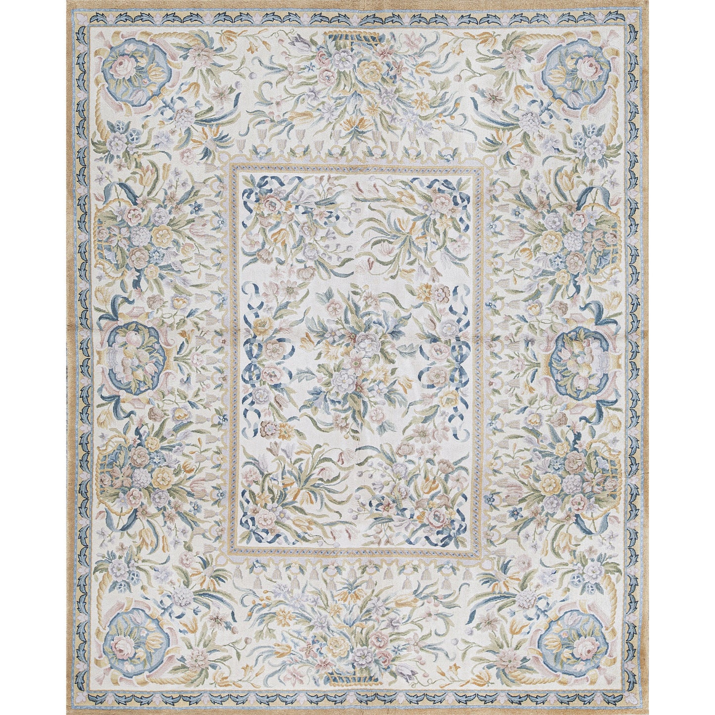 RENAISSANCE SAVONNERIE S145I IVORY 8' X 10'1"